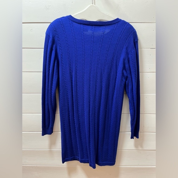 PORTS TRADEMARK DESIGNS – Long Wool Cardigan (L) - Picture 6 of 8